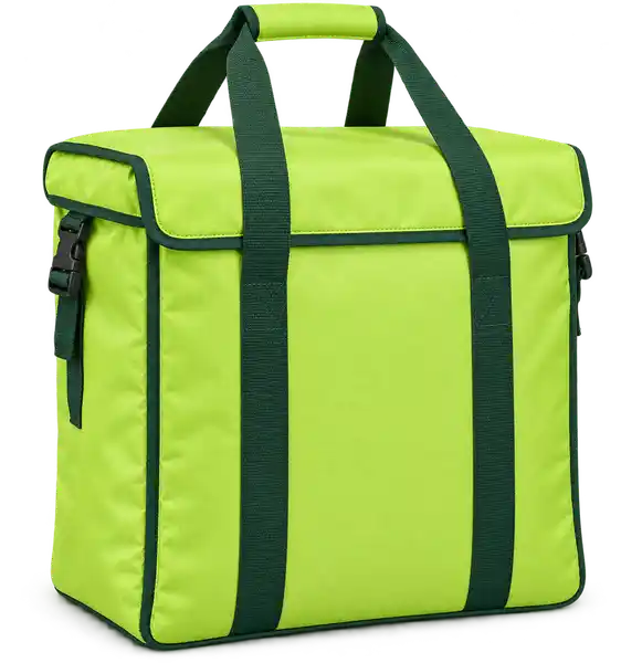 Lime Oxford Taffeta Thermal Food Delivery Bag