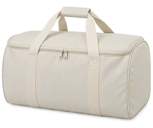 Ivory Polyester Thermal Food Delivery Bag