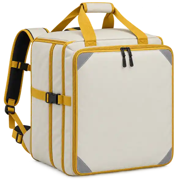 Ivory Polyester Insulated Rider Delivery Bag