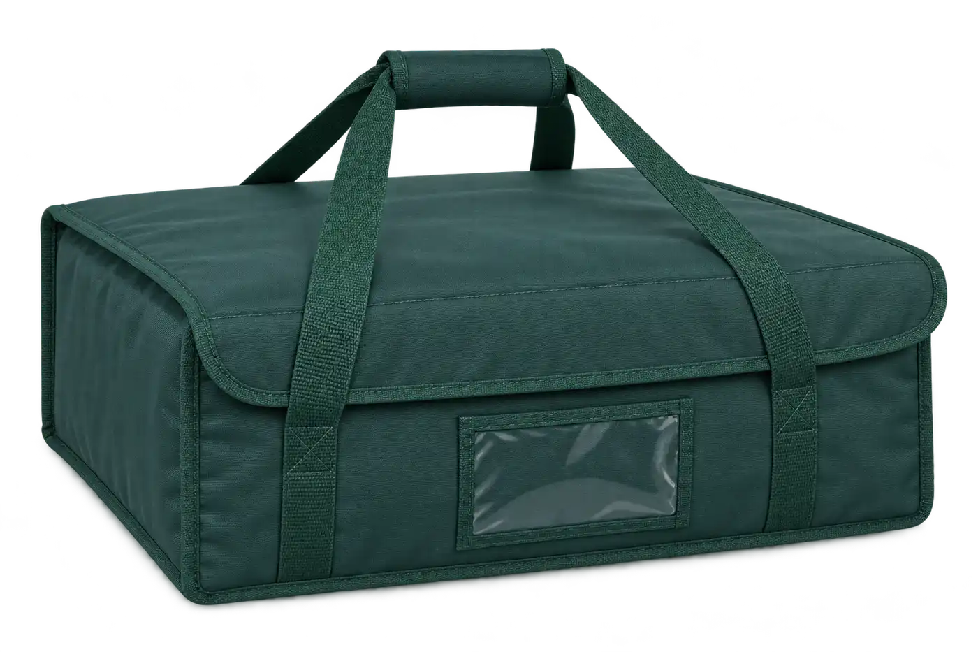 Forest Green Polyester Thermal Pizza Delivery Bag — Forest green