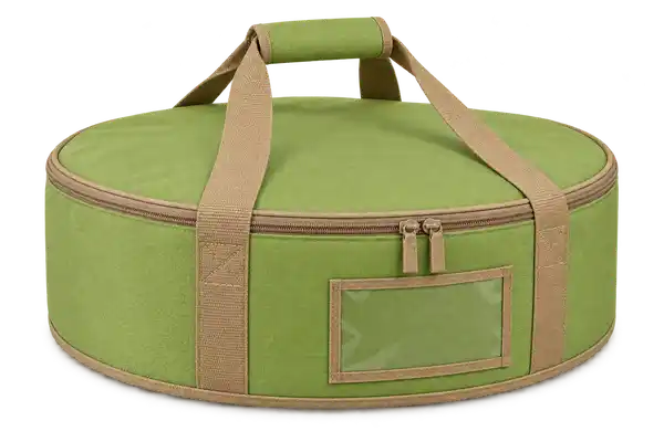 Lime Green Polyester Thermal Pizza Delivery Bag