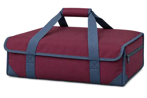 Burgundy Polyester Thermal Pizza Delivery Bag