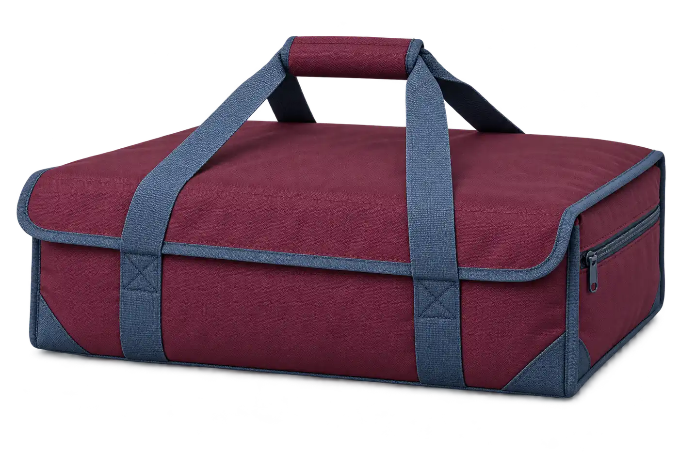 Burgundy Polyester Thermal Pizza Delivery Bag — Slate blue