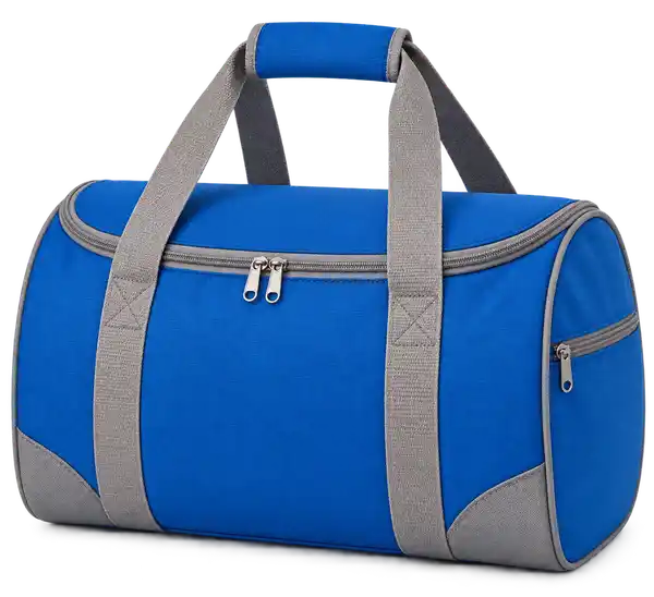 Bright Blue Polyester Thermal Cooler Bag