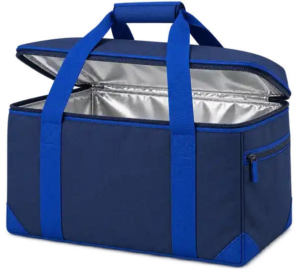 Navy Polyester Thermal Food Delivery Bag