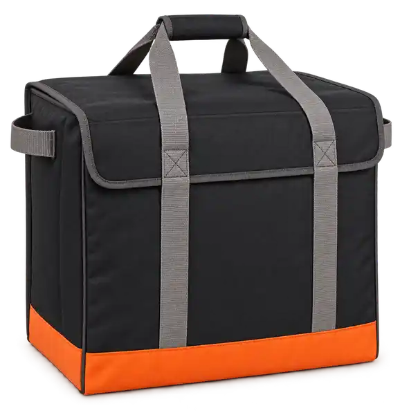 Black Polyester Thermal Food Delivery Bag