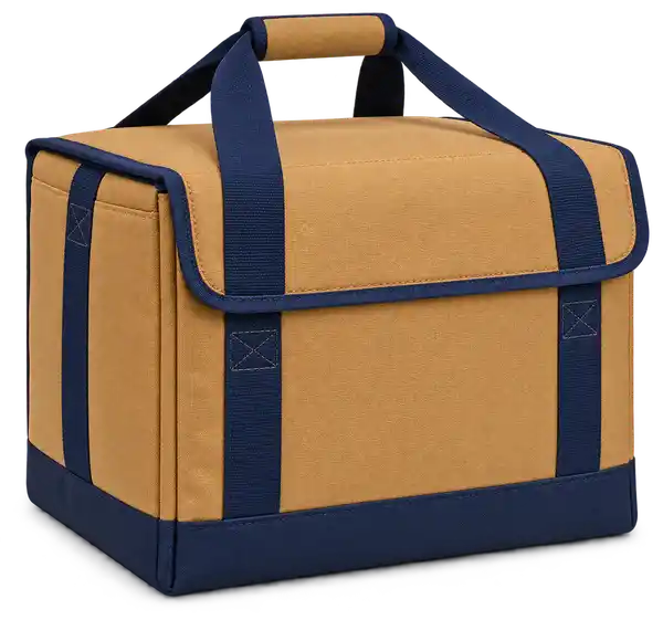 Ochre Tan Polyester Thermal Burger Delivery Bag