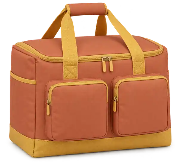 Terracotta Polyester Thermal Cooler Bag