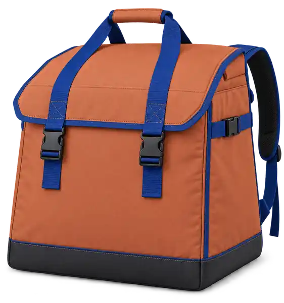 Terracotta Polyester Insulated Rider Delivery Bag
