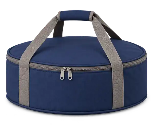 Deep Navy Polyspun Canvas Thermal Pizza Delivery Bag