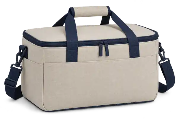 Ivory Stone Polyspun Canvas Thermal Cooler Bag