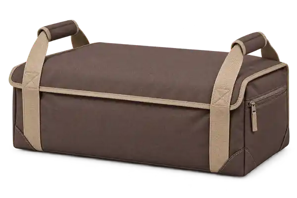 Chocolate Brown Solution-Dyed Polyester Thermal Food Delivery Bag