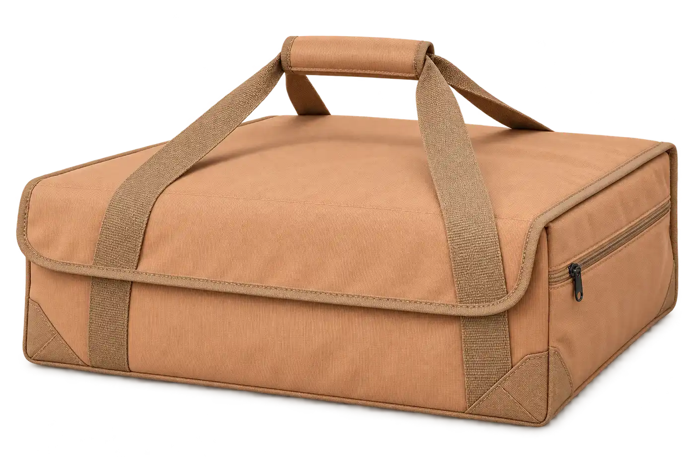 Warm Camel Solution-Dyed Polyester Thermal Pizza Delivery Bag — Camel tan