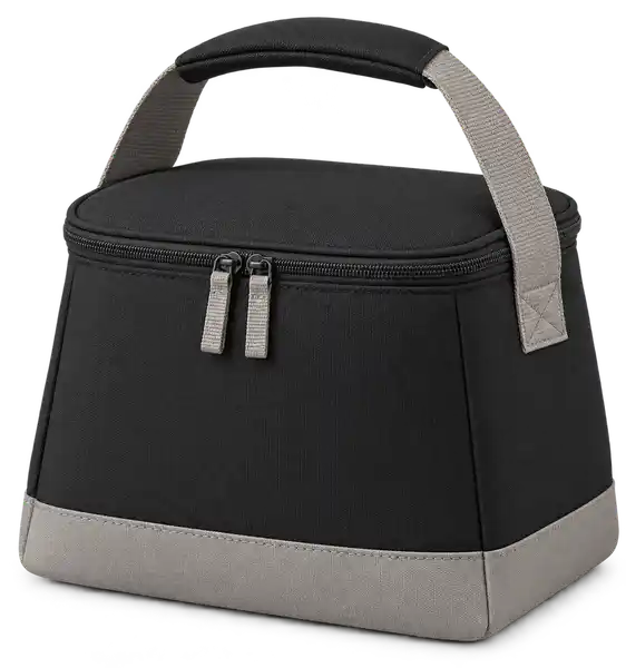 Black Solution-Dyed Polyester Thermal Cooler Bag