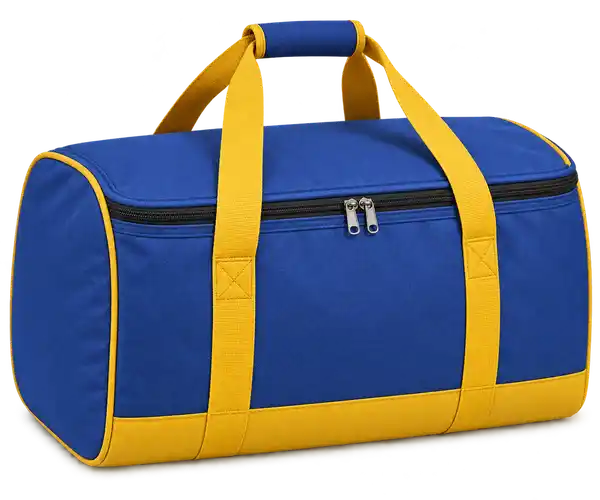 Royal Blue Solution-Dyed Polyester Thermal Food Delivery Bag