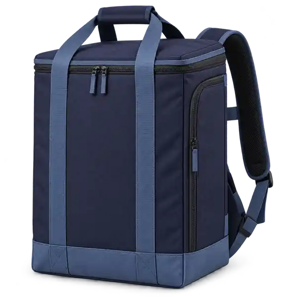 Deep Navy Solution-Dyed Polyester Insulated Rider Delivery Bag