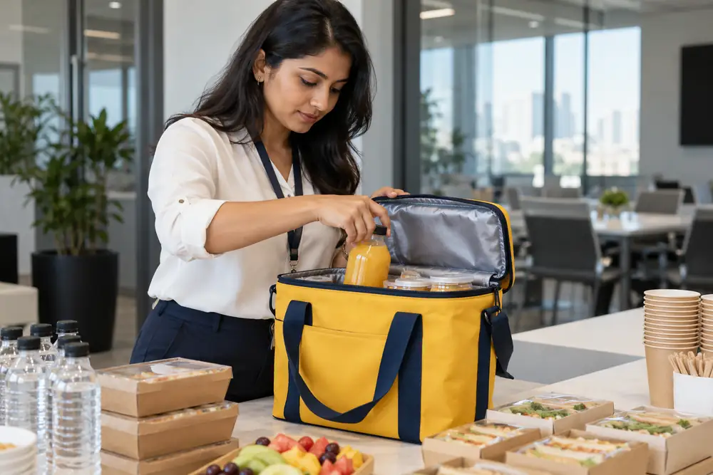 Corporate Event Cooler Bags in the UAE — custom thermal bags supplied from Sharjah