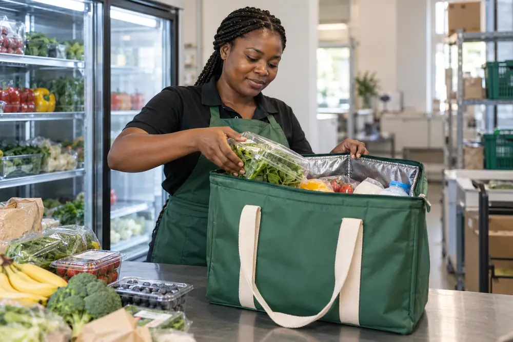 Grocery Delivery Cooler Bags in the UAE — custom thermal bags supplied from Sharjah