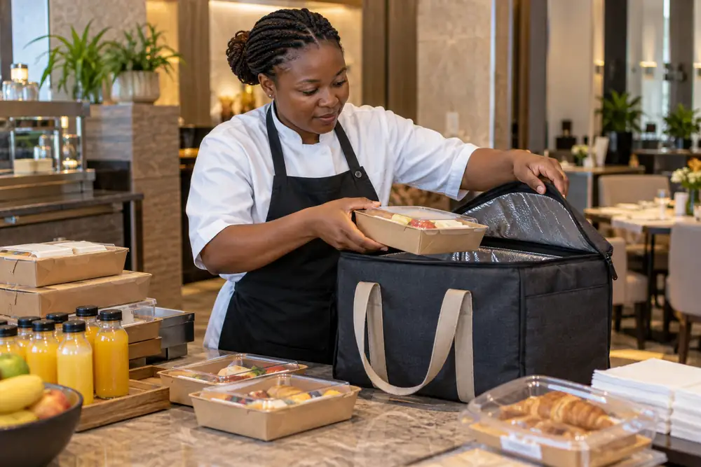 Thermal Food Delivery Bags for UAE Hotels — custom thermal bags supplied from Sharjah