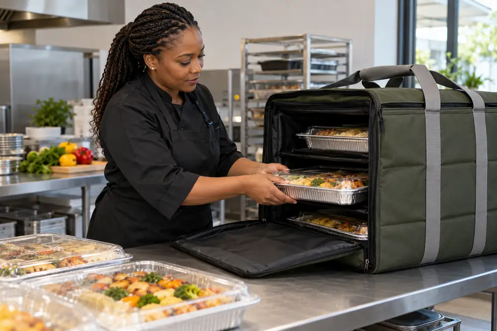 Large Capacity Catering Bags for UAE Food Businesses — custom thermal bags supplied from Sharjah