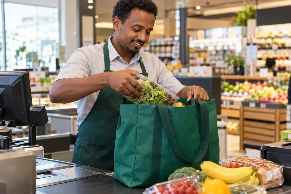 Reusable Cooler Bags for UAE Supermarkets — custom thermal bags supplied from Sharjah